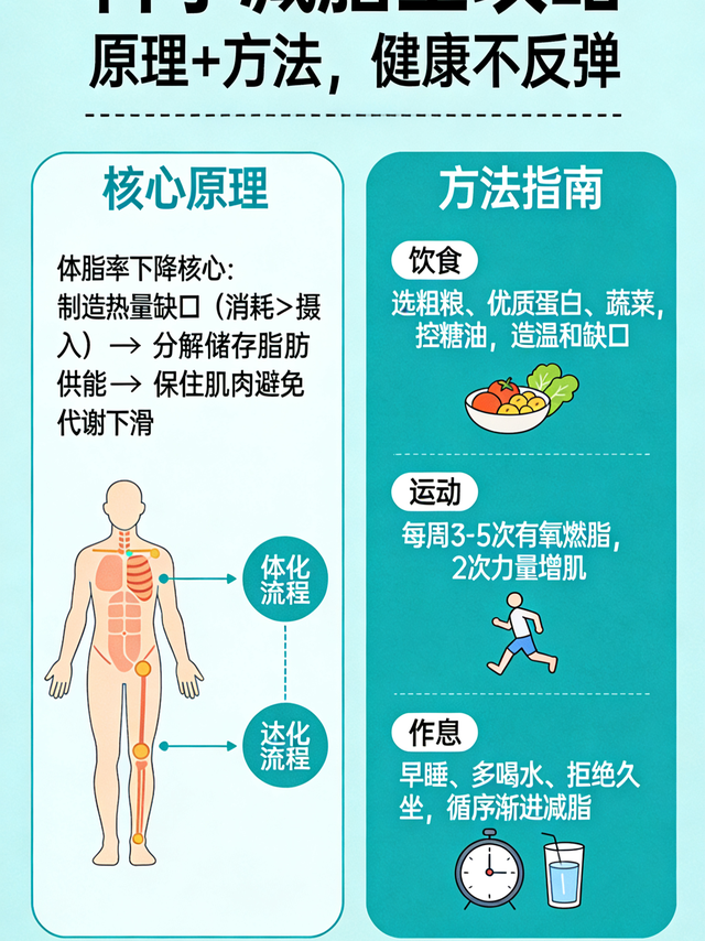 制造热量缺口降体脂率