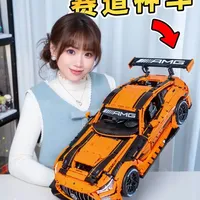 帅哭了！奔驰AMG GT3积木跑车，竟然还有气动升降？