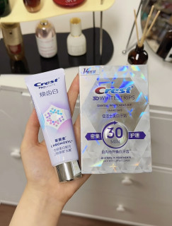 佳洁士炫白牙贴，这白牙效果强的可怕！
