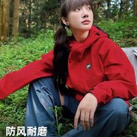 进藏徒步的本命冲锋衣！熊猫 2026 红色款，颜值与实力双在线