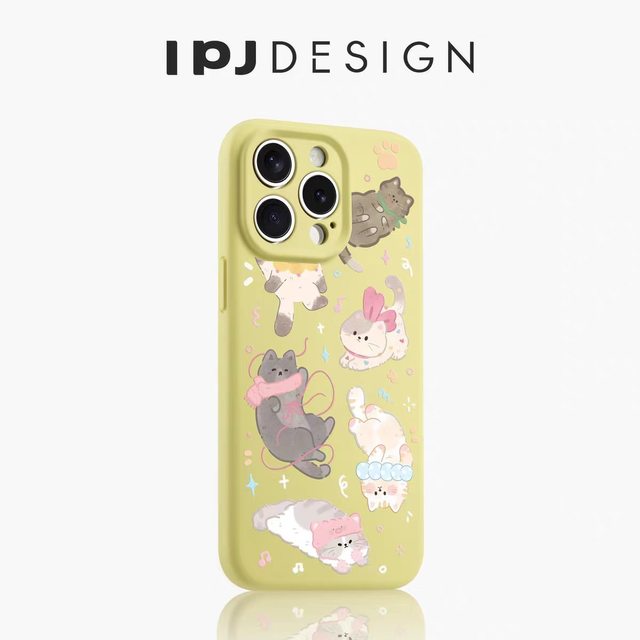 被 IPJ 慵懒猫咪液态壳戳爆少女心💤iPhone 全机型软萌治愈