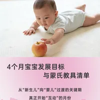 4个月宝宝发展目标与蒙氏教具清单
