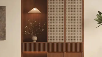中古风入户玄关柜/鞋柜-设计灵感库