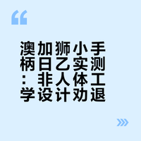 关于日乙羊毛后冲动购入小手柄