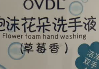 OVDL泡沫花朵洗手液实测：300ml水蜜桃香