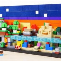 乐高21589我的世界系列迷你生物群系快速搭建及评测