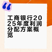 工商银行2025年度利润分配方案概览