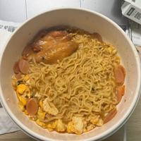 芝士脑袋狂喜🔥韩国不倒翁辣芝士拉面封神！懒人夜宵天花板