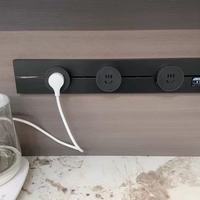 公牛超薄极窄轨道插座，让餐边柜颜值与安全双在线