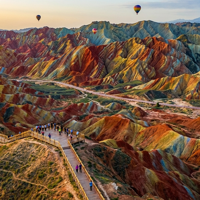 去张掖别只去七彩丹霞！这个被低估的冷门小城美得像油画