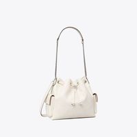 TORY BURCH CHARLIE 绗缝抽绳水桶包，承包一整年的高级感