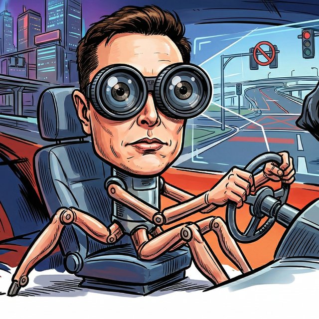 马斯克骗了全世界？纯视觉智驾的真相，根本不是模仿人类