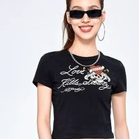 酷飒本命黑 T！Ed Hardy 这件夏季新款直接焊在身上