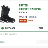 季末半价入burton SO 谈谈highshot X看法