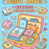 【万事说明书】行李箱收纳袋｜分装分类指南