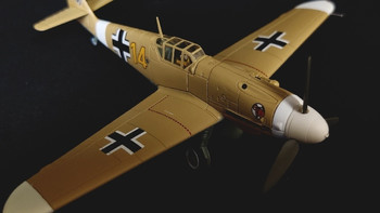 非洲流星--Corgi 1:72 Bf-109 G-2 马尔塞尤座机