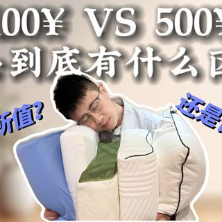 100多和500多的枕头差在哪？5款不同价格枕头真实睡眠测评，看看谁才是真材实料！