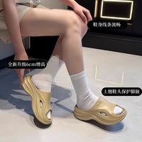 回力这双 6cm 厚底拖🔥小个子夏天焊在脚上