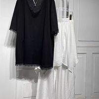 温柔到骨子里！这件蕾丝拼接 T 恤太绝了