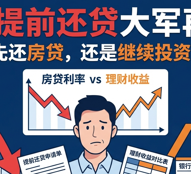 房贷还要不要提前还？2026年这笔账，比去年更好算了