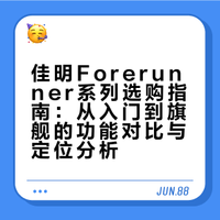 佳明Forerunner系列怎么选？一篇看懂！