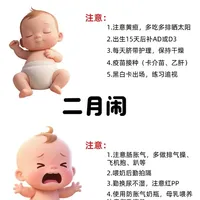 0-12月宝宝生长发育指南