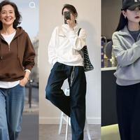 四五十岁女性春季卫衣穿搭指南：选对版型与搭配技巧