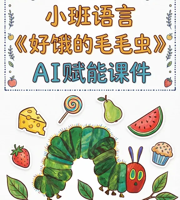 AI赋能绘本《好饿的毛毛虫》玩法