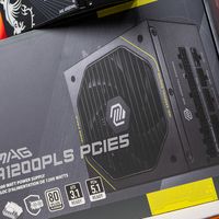 微星MAG A1200PLS PCIE5 战斧导弹白金电源开箱分享