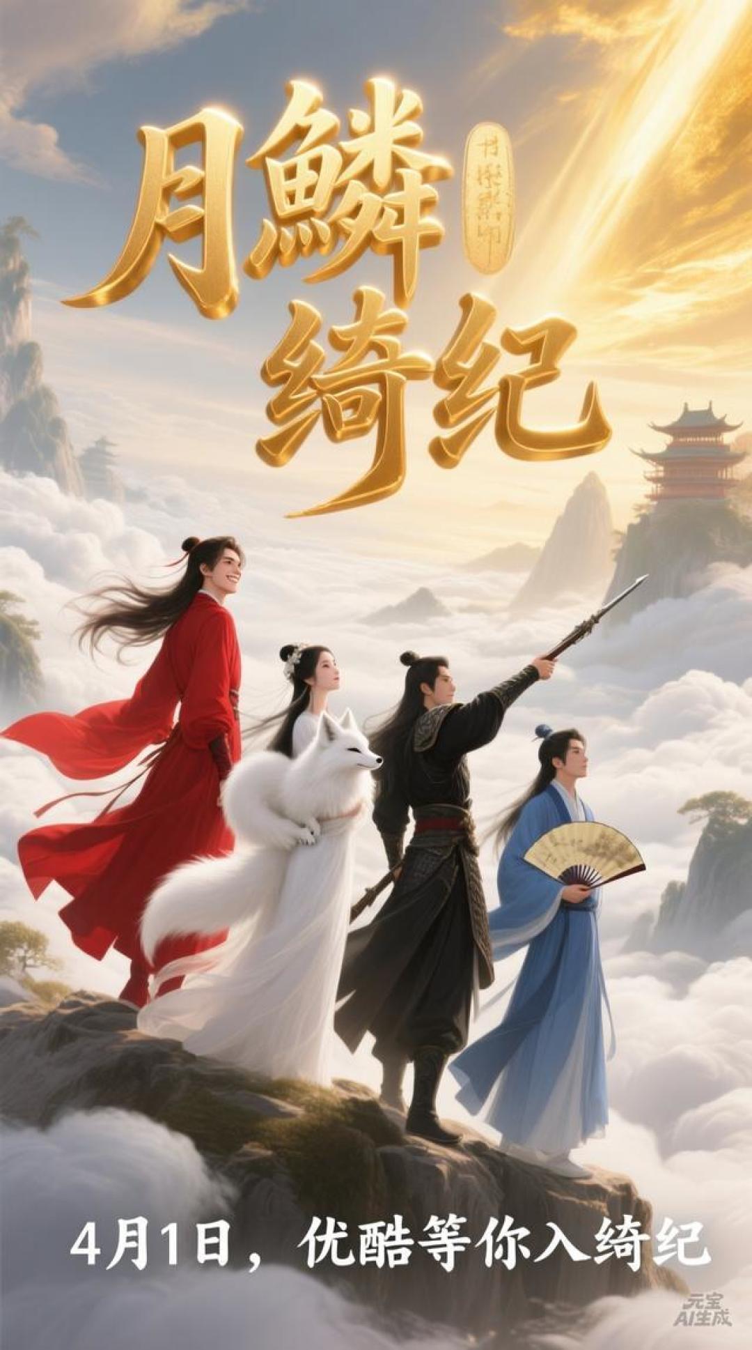 月鳞绮纪海报惊艳亮相，美学盛宴背后是华丽空洞的隐忧