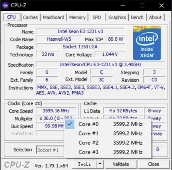 英特尔CPU