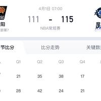 4月1日NBA战况综述|魔术险胜太阳，助湖人锁定季后赛席位；湖人东契奇复出战胜骑士，露出冠军相，快船不敌开拓者，被终结5连胜
