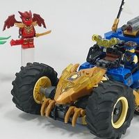 翻转变形，能弹射，乐高71856杰的忍者变形战车