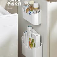 厨房柜门藏块黄金区！dehub 收纳盒，小户型台面瞬间清爽✨