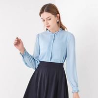 ✨春日法式氛围担当！名师路这件雪纺衫美到犯规