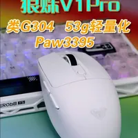 狼蛛V1Pro三模游戏鼠标评测：类G304模具与轻量化设计解析