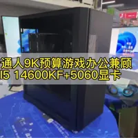 9K预算全能装机方案：i5-14600K搭配RTX 5060性能解析