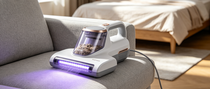 苏泊尔 SJ-R8 除螨仪，双杯分离 + 高温杀菌，养宠家庭清洁神器