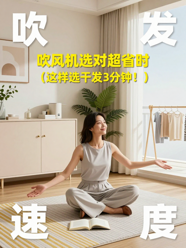 吹头发3分钟？选对吹风机太重要了