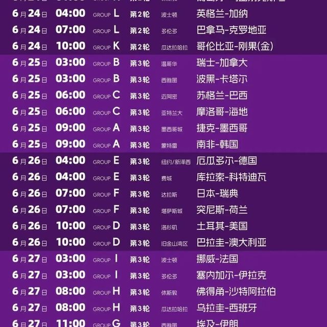 2026年美加墨世界杯 抽签结果出炉