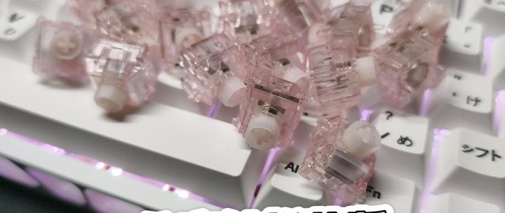 无缺新品粉藕八宝轴，更透光，更HiFi八宝宇宙又一新选择！