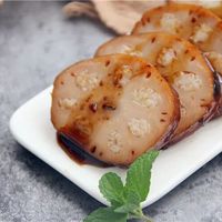 糯叽叽星人集合！这一口【糯米藕】，莲藕的脆嫩+糯米的Q弹+红糖的醇厚=三重暴击！