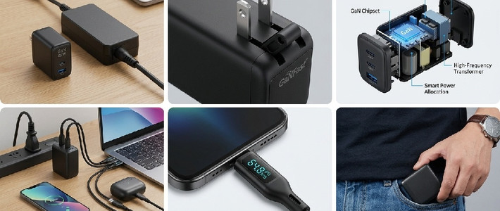 氮化镓让充电器体积缩小功率提升