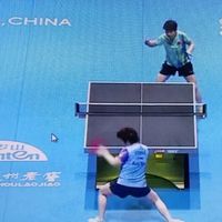 孙颖莎险性蒯曼进入八强