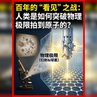 百年的“看见”之战：人类是如何突破物理极限拍到原子的？