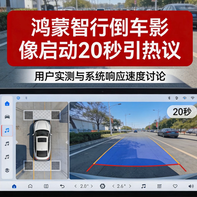 鸿蒙智行倒车影像启动20秒引热议：“遥遥领先”背后的用户痛点