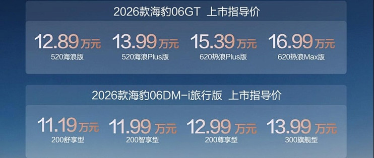 比亚迪海豹06系列发布，我愿称之为新时代的小钢炮