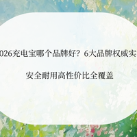 2026充电宝哪个品牌好？6大品牌权威实测安全耐用高性价比全覆盖