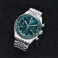 泰格豪雅卡莱拉Glassbox计时码表推41毫米版本：尺寸与设计的精细重构