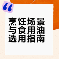 【# 日常做饭“煎、炒、烹、炸”都离不开油，选对油、用好油，对全家健康至关重要。高温烹饪（爆炒、煎炸）选用烟点高的油，如精炼橄榄油、菜籽油、牛油果油、棕榈油、稻米油；中低温烹饪（蒸、煮、清炒）适用大多数食用油，如大豆油、花生油、葵花籽油；凉拌或直接食用选用烟点低但营养丰富的油，如初榨橄榄油、亚麻籽油、核桃油、紫苏籽油。（长沙市中医医院）